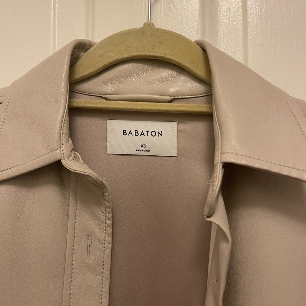 Aritzia Babaton Pelli Shirt Jacket (cream) - Picture 5 of 6